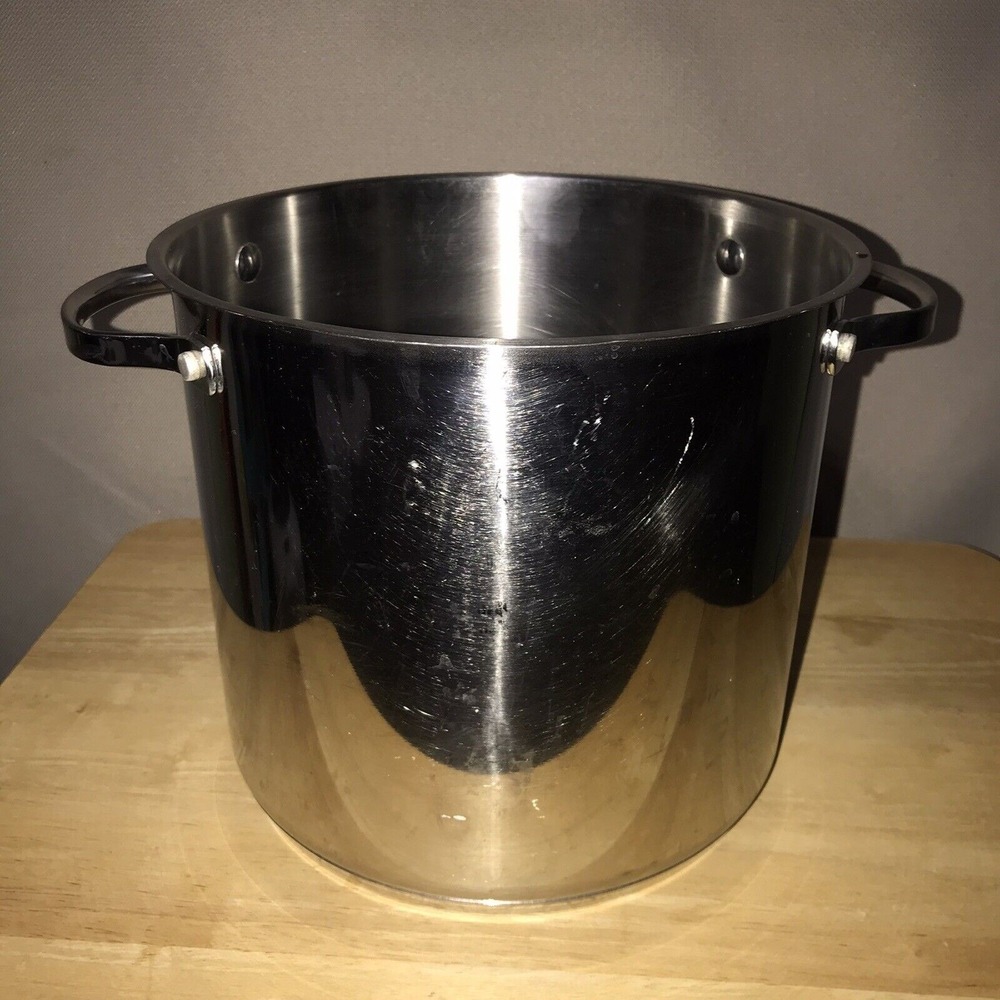 Chefmate Stainless Steel 8" Deep Magnetic Bottom NO LID